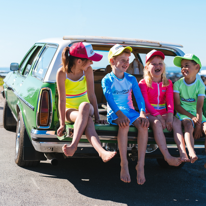 Newport swimsuit – bright, breathable beachwear for kids